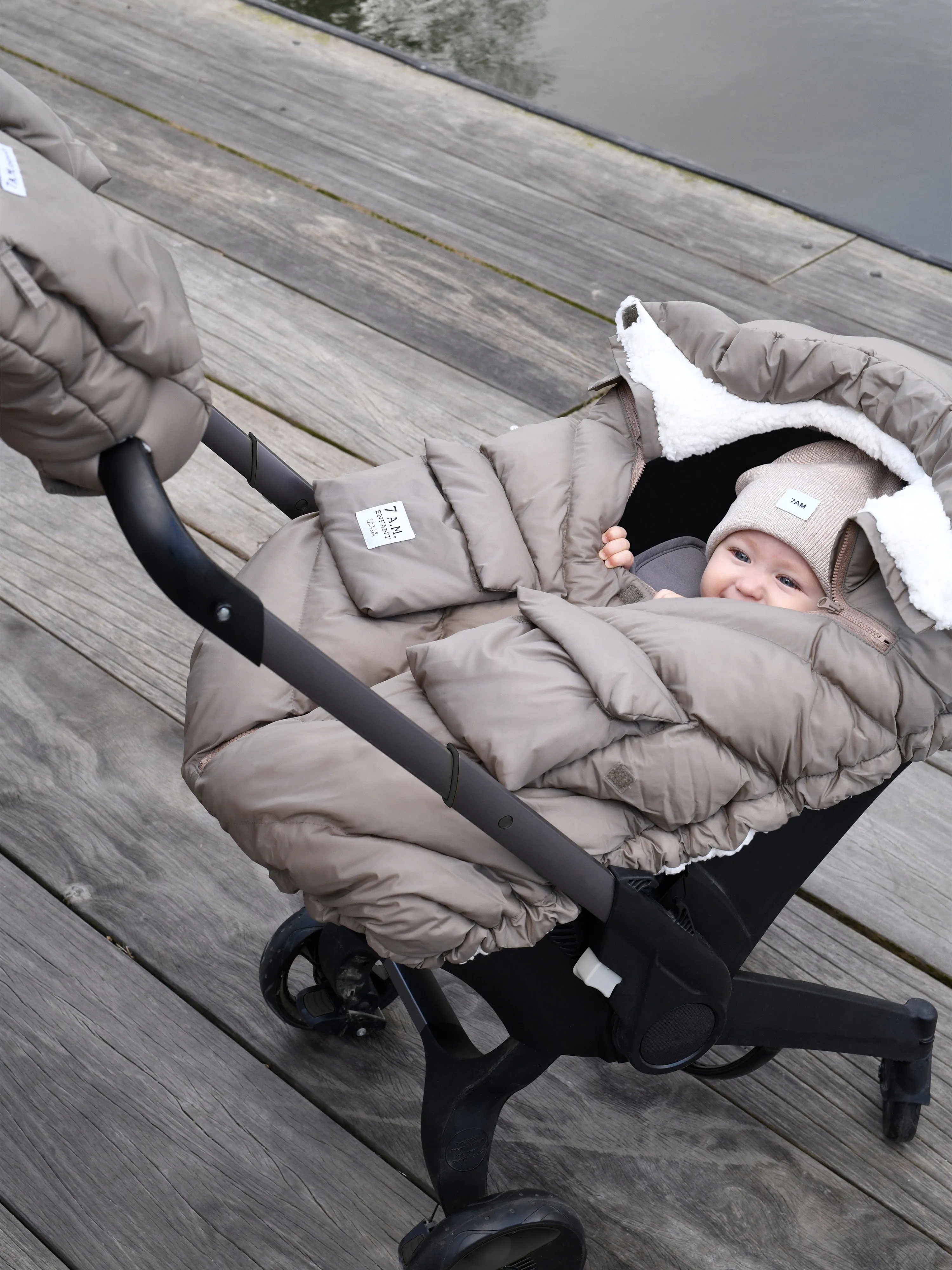 7AM Enfant Baby Car Seat Cocoon-Oslo in Beige