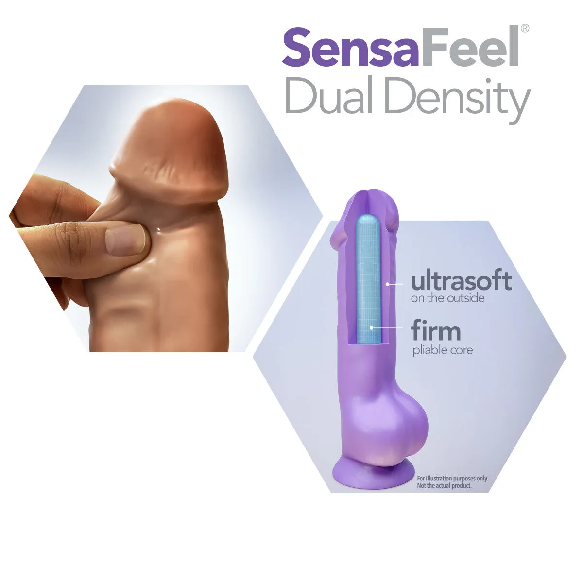 Au Naturel By Blush® | Jack Realistic Mocha 7.5-Inch Long Dildo With Suction Cup Base