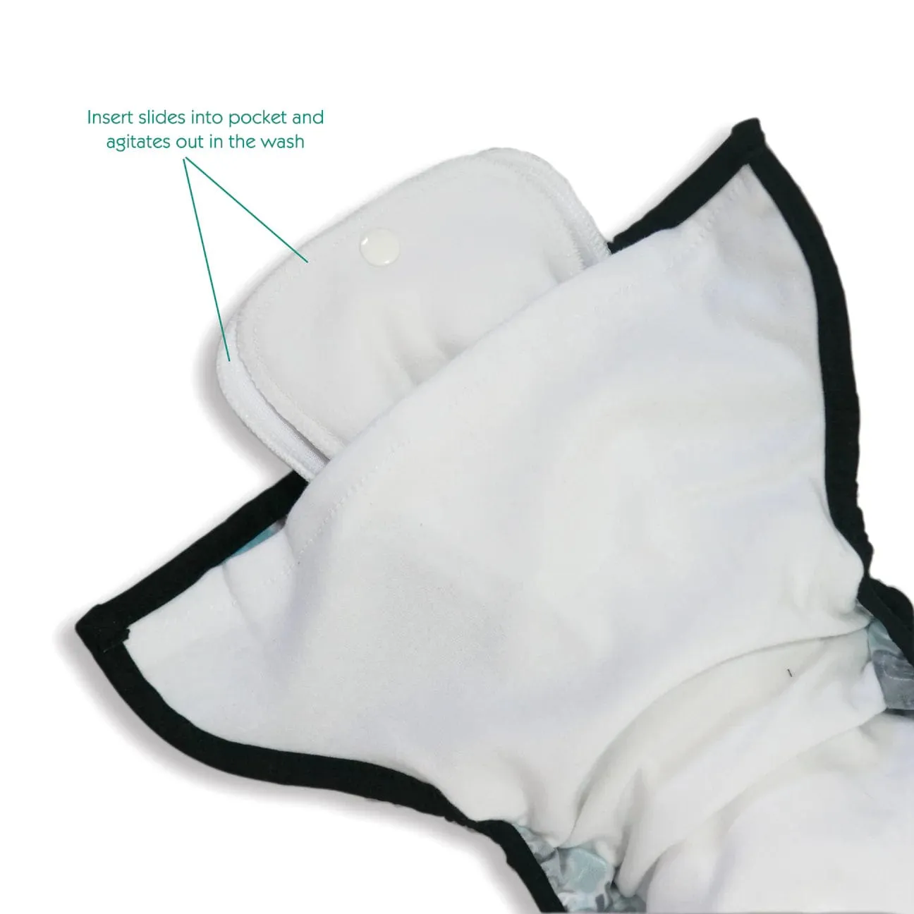 Bloomy Snap Natural One Size Pocket Diaper