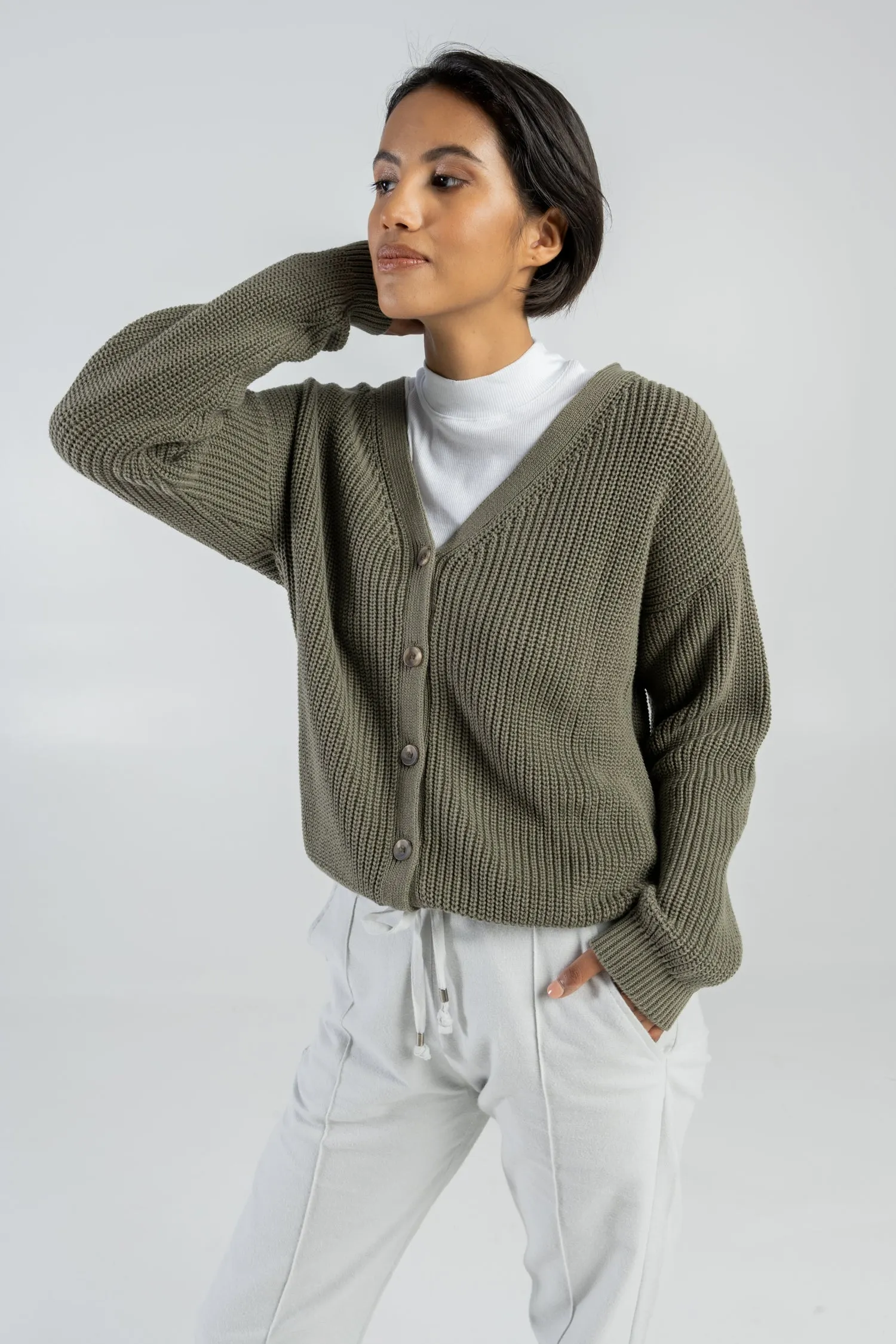 Cardigan Khaki