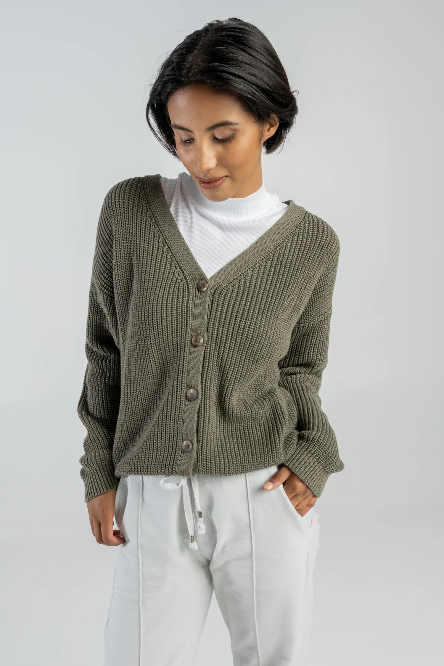 Cardigan Khaki