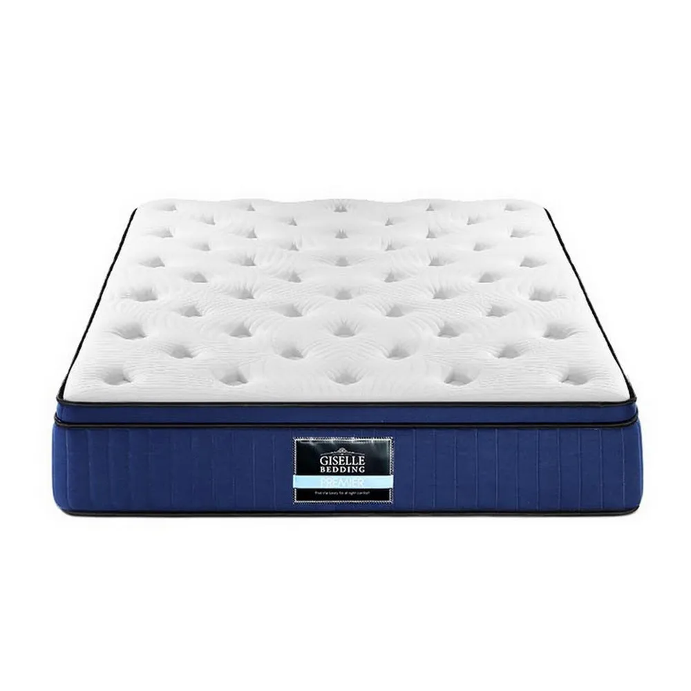 Cool Gel Memory Foam Mattress 34cm 7 Zone Queen - Giselle Bedding
