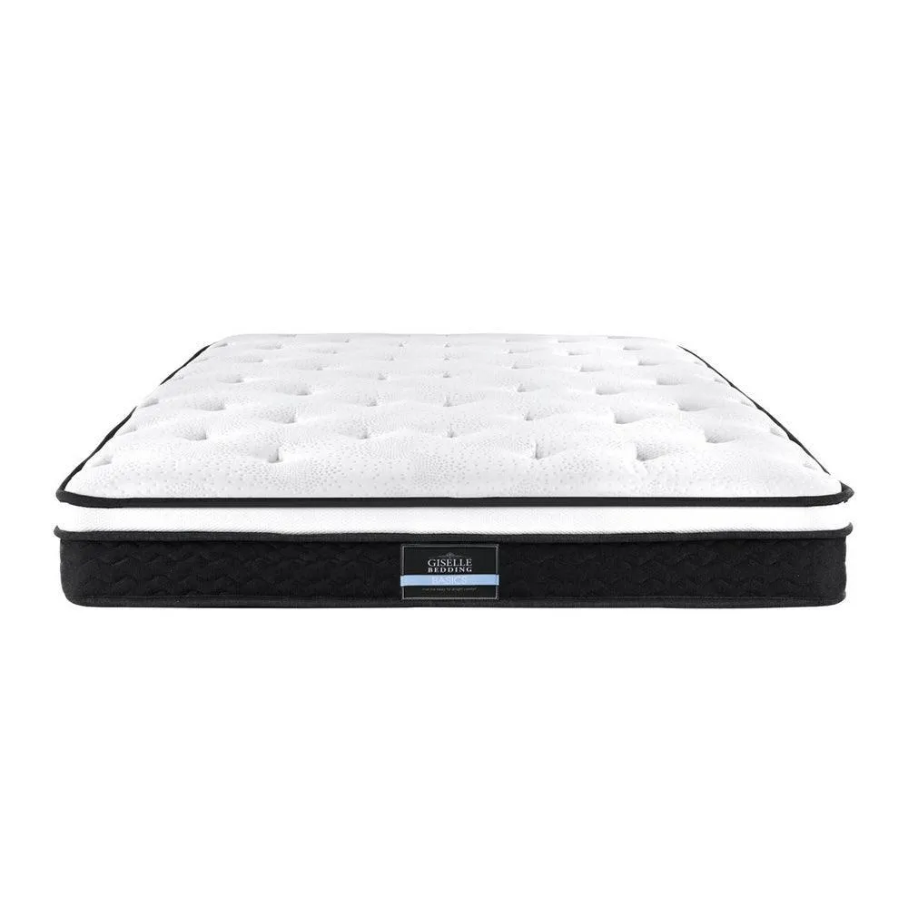 Giselle Bedding Bonita Euro Top Bonnell Spring Mattress 21cm Thick - Single