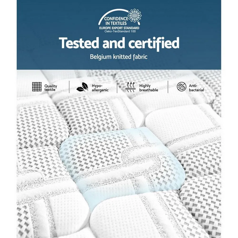 Giselle Bedding Luna Euro Top Cool Gel Pocket Spring Mattress 36cm Thick - Single