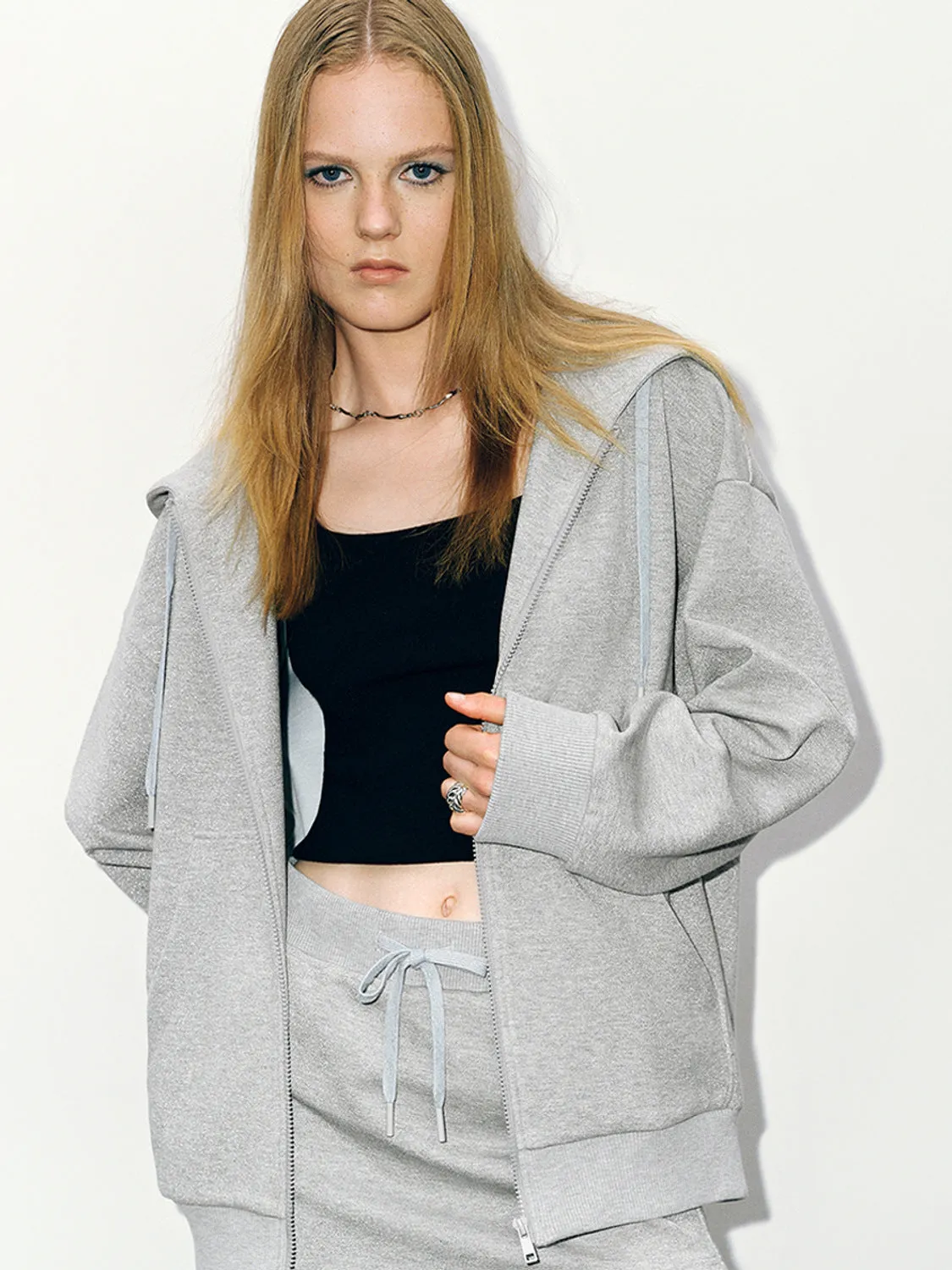 Hoodie Zip Up Front Jackets