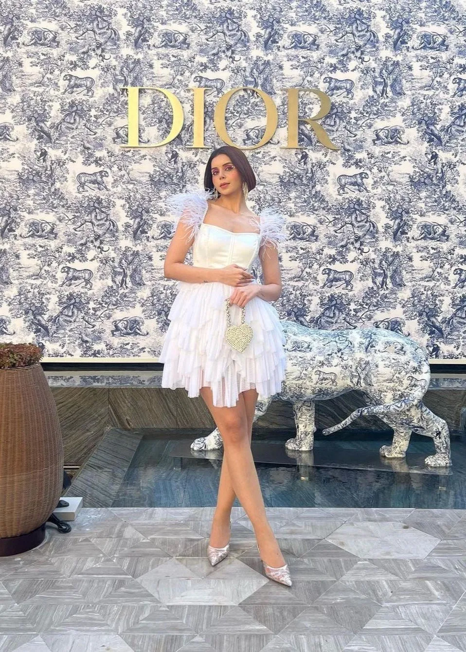 Marishka White Corset Mini Dress