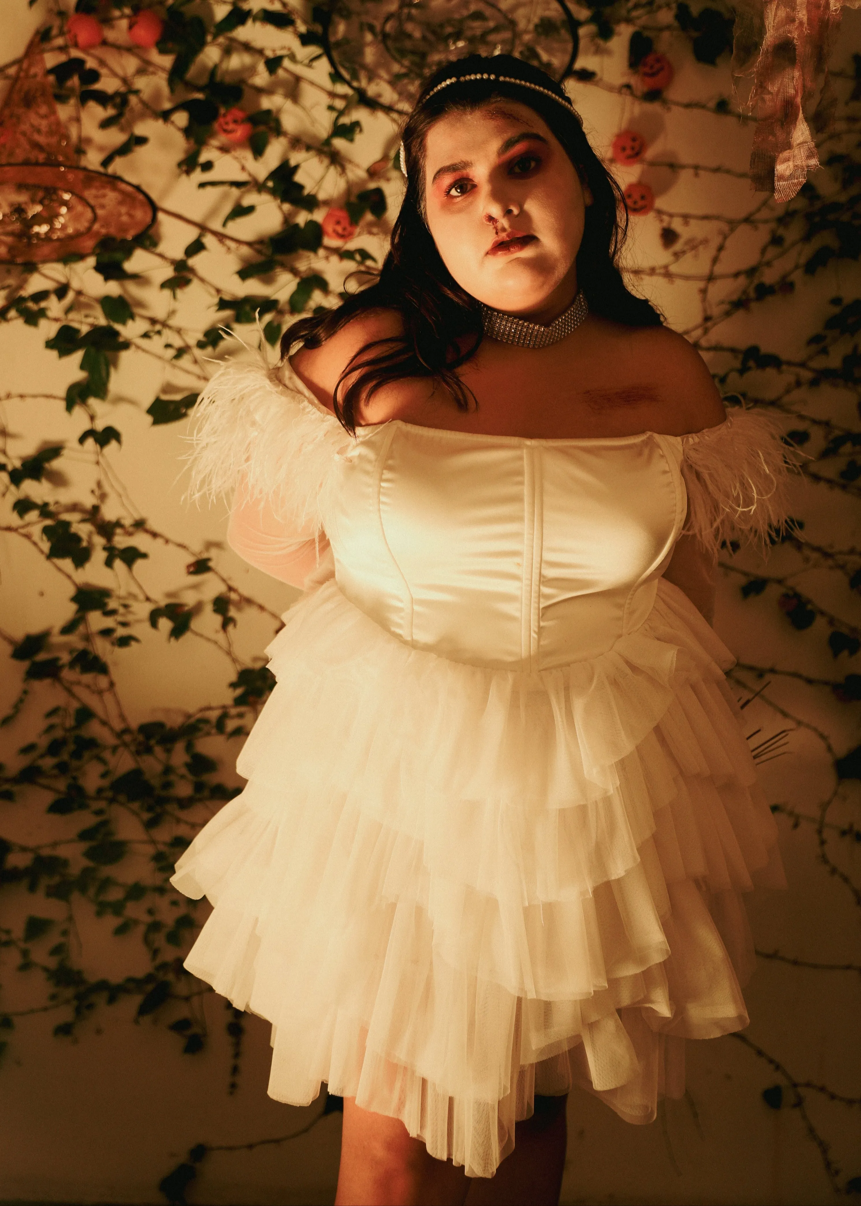 Marishka White Corset Mini Dress