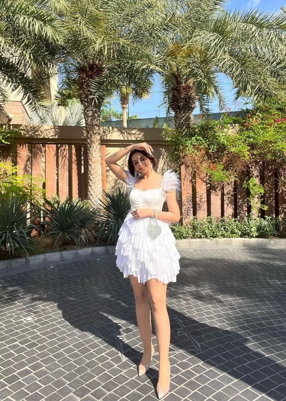 Marishka White Corset Mini Dress