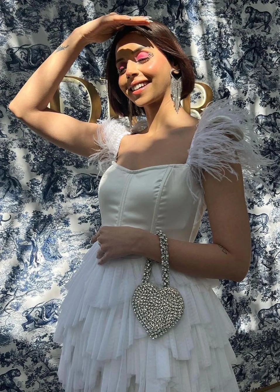 Marishka White Corset Mini Dress