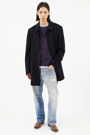 Navy Wool Jacket