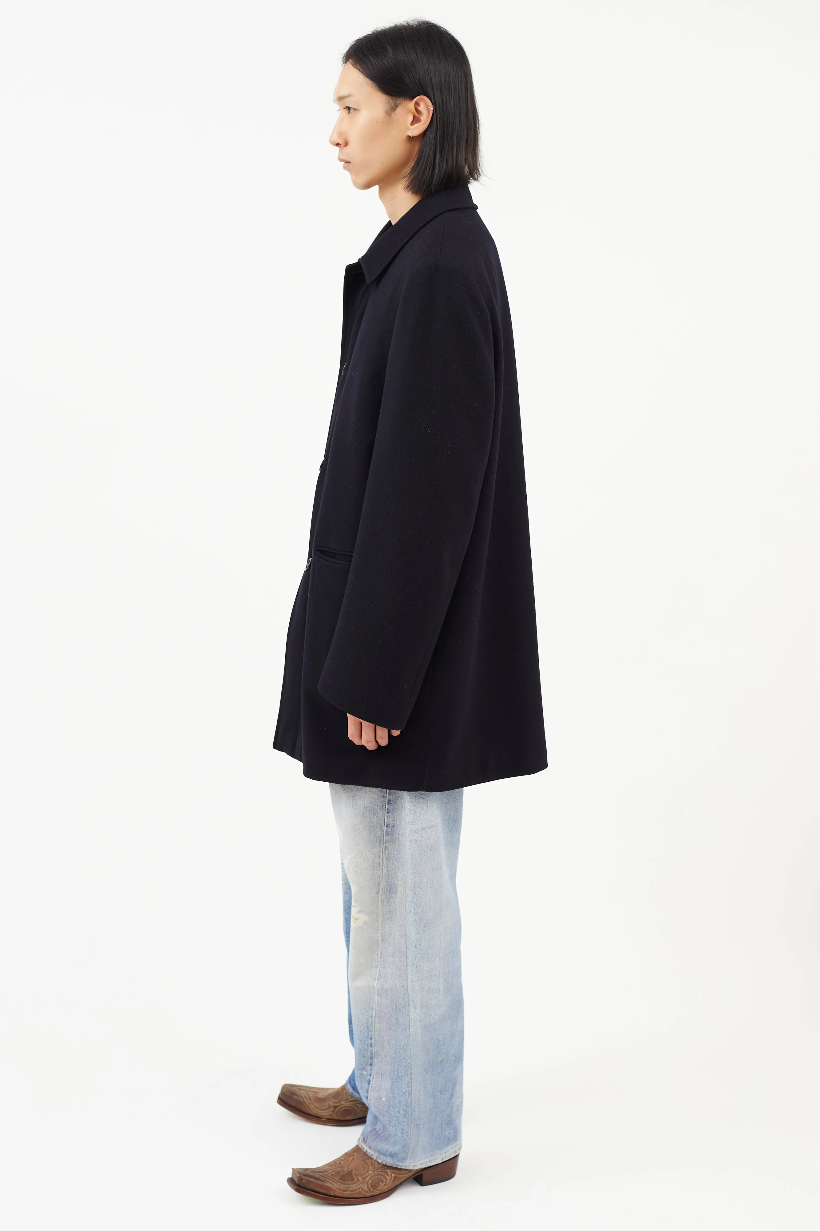 Navy Wool Jacket