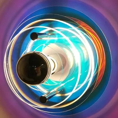 Retro Color Layers Acrylic LED Wall Lamp