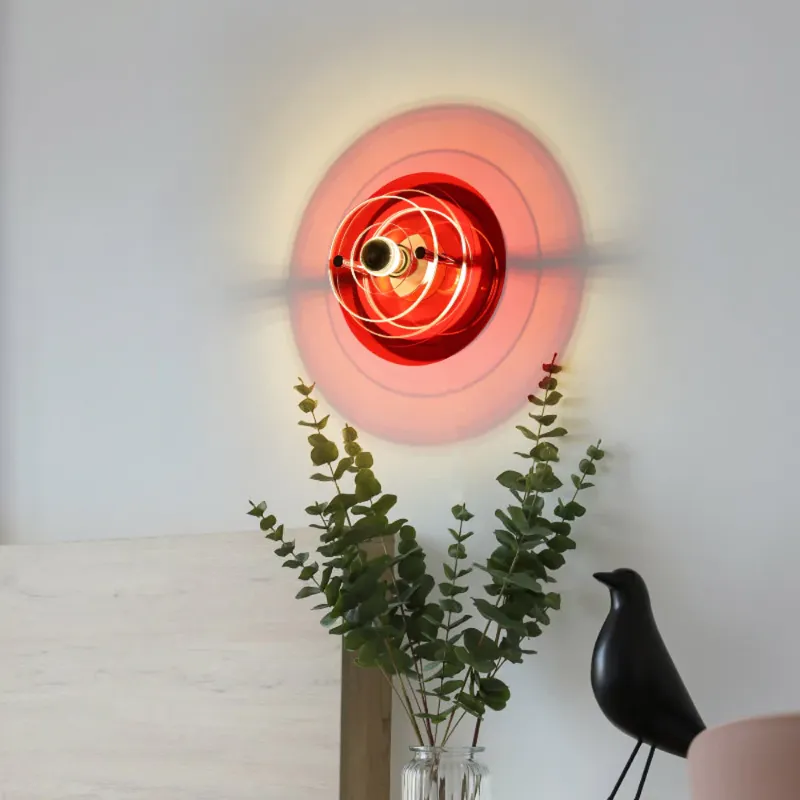Retro Color Layers Acrylic LED Wall Lamp