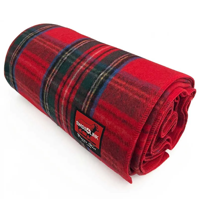 Swiss Link | Classic Wool Blankets | Royal Stewart Plaid