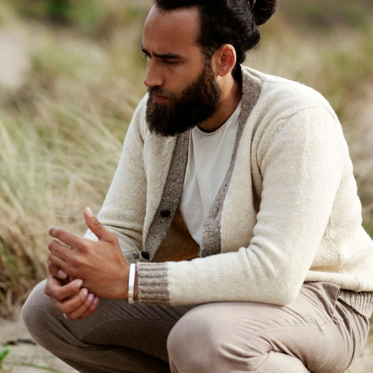 Unisex Donegal Wool Cardigan