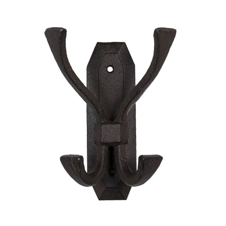 Wall Mounted Cast Iron Coat Rack
