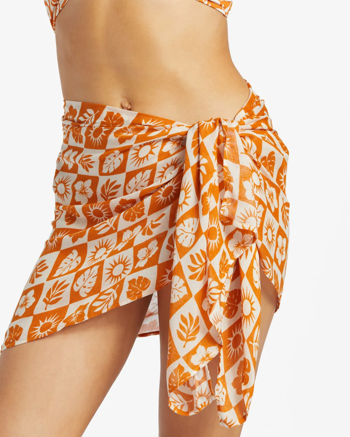 Wrapped Up Cover Up - Dried Mango
